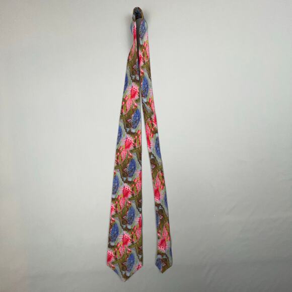 Jerry Garcia Tie Thistle Ghost Collection Five Silk Psychedelic Floral Vintage - Picture 7 of 7